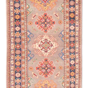 R1012: NEW Handmade Afghani Kazak Style Runner 2'11" x 9'9"