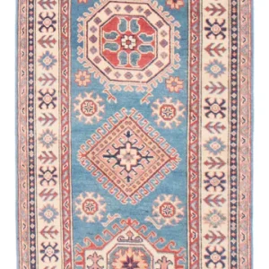 R1013: NEW Handmade Afghani Kazak Style Runner 2'9" x 16'1"