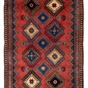 R1021: Handmade Vintage Yalameh Rug 2'8" x 4'0"
