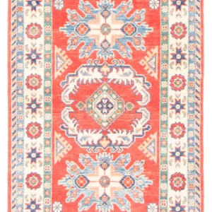 R1046: NEW Handmade Afghani Kazak Style Area Rug 2'8" x 4'2"