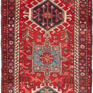 R1055: Vintage Handmade Karajah Runner 2'9" x 13'7"