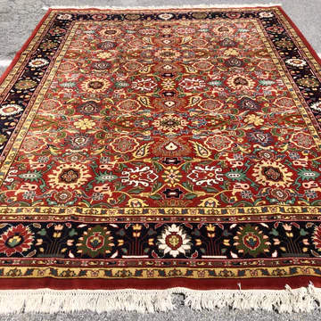 R309: Handmade Wool Room Size Rug Persian 9'3" x 11'11"