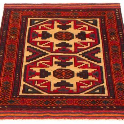 R524: NEW Handmade Tajik Caucasian Area Rug 2'11" x 4'6"