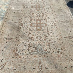 R759: Handmade Oushak Style Rug 6'11" x 12'3"