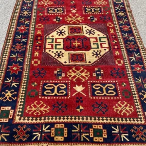 R811: Vintage Handmade Caucasian Rug 5'9" x 8'1"